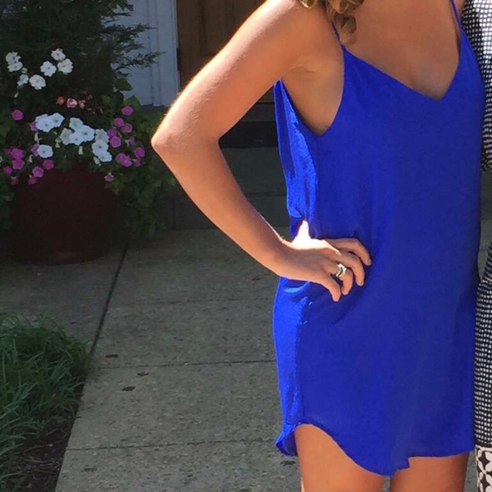 100% silk cocktail dress